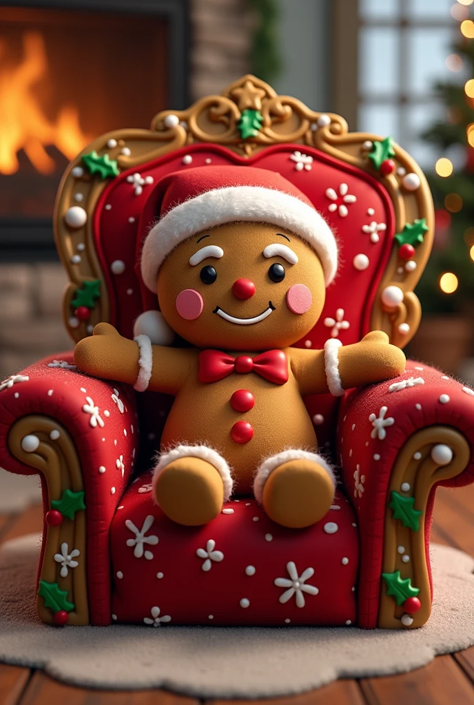 Gingerbread Man Christmas Chair Covers