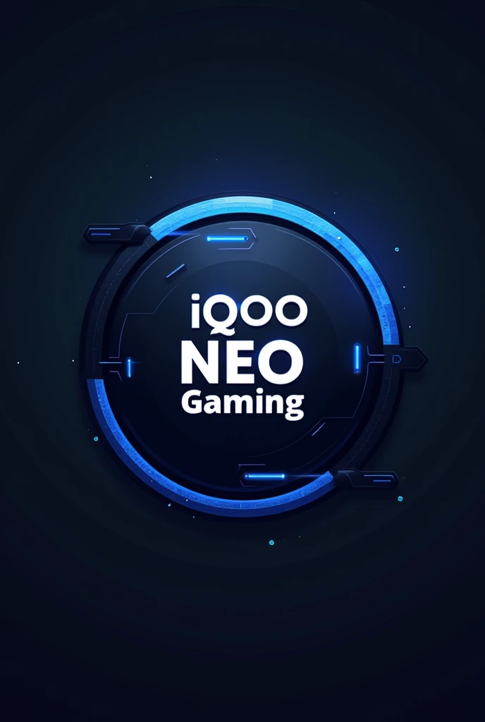 Please create a circle shaped logo for my youtube channel . My channel name is "IQOO NEO GAMING".  my full channel name are on the logo .