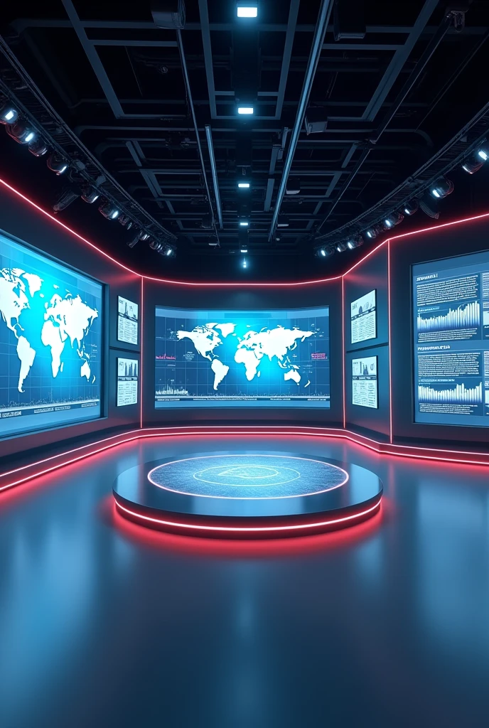 Image of a newscast that broadcasts content on global news,geopolitics, culture, sports, philosophy and economics. Do not display images of people, representative images only.