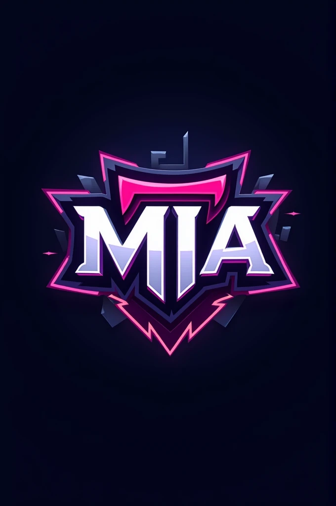 Make a logo for word MIA for gaming eSports