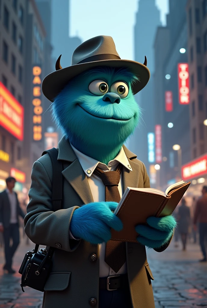 Sullivan monster inc being a journalist