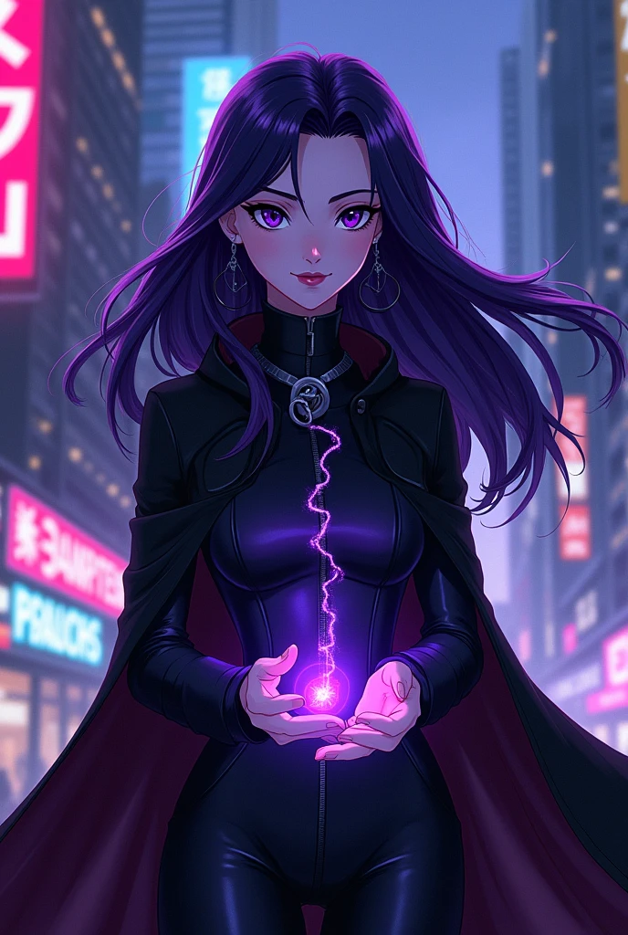 Make me Raven on the teen titans anime version

