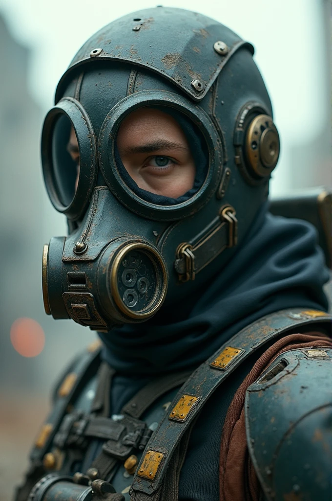 Stable Diffusion 2 Prompt
there is a man in a gas mask and a gas mask on his face, style blend of hideo kojima, craig mullins style, cinematic beeple, sci-fi cinematic movie still, postapocalyptic vibes, detailed atmospheric and gritty, cinematic scifi shot, knights templar in a space suit, dramatic sci-fi movie still, sci-fi film color palette