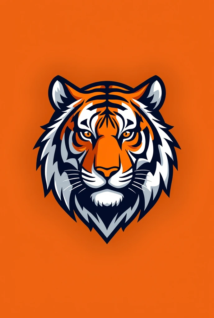 A tiger logo with the name megaloblasts. It has to be a logo related to medicine. Also add the logo of the medical career, with an orange background.