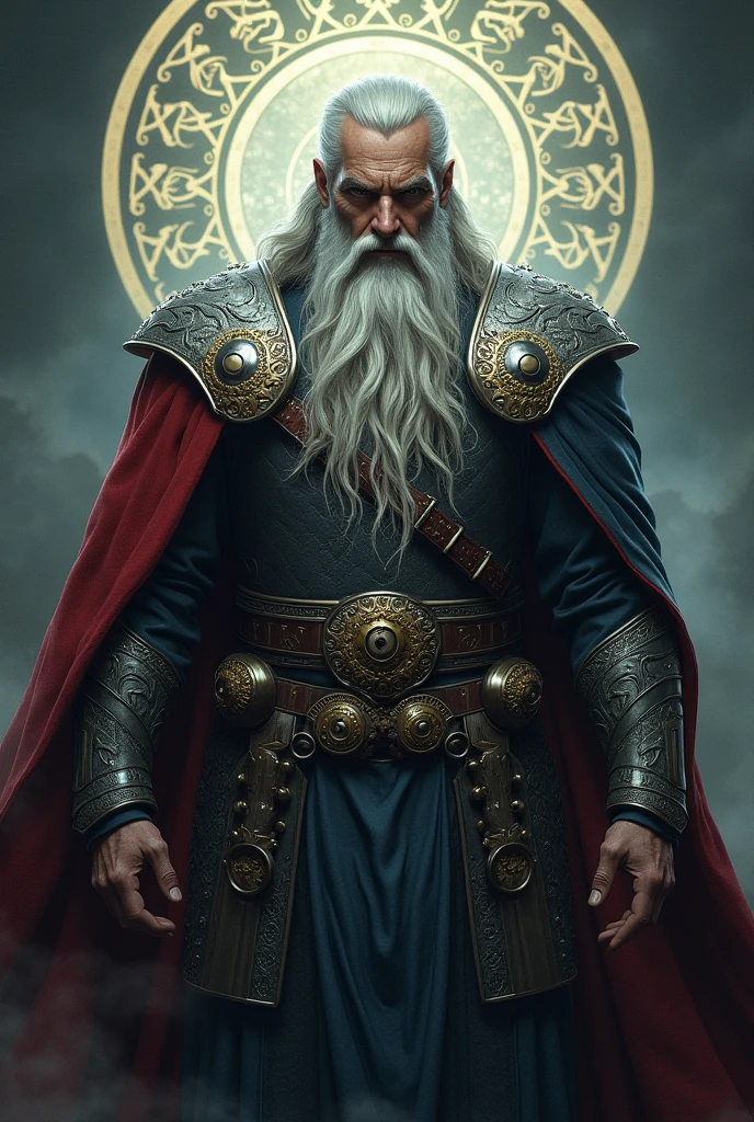 Norse god Odin,warrior,karo,magic ammosphere