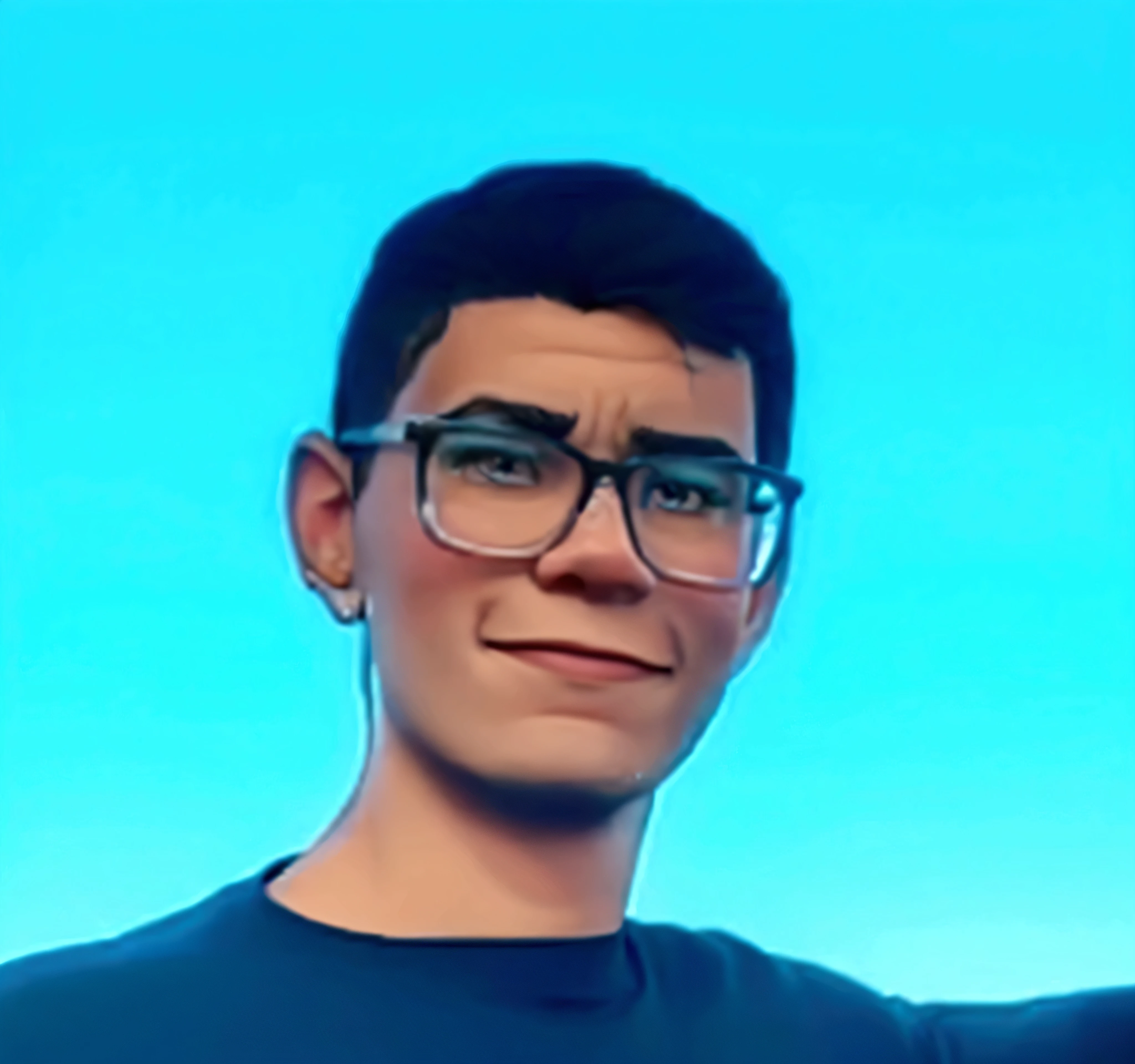 create a man in disney pixel design