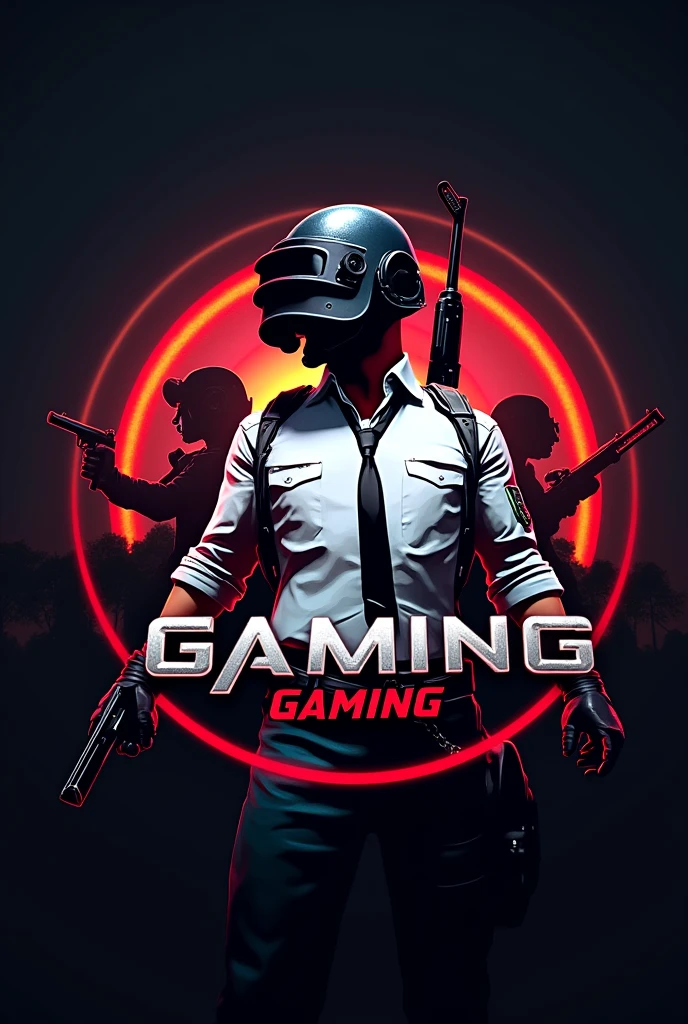 Please create a circle shaped gaming logo for my youtube channel . My channel name is "IQOO NEO GAMING". my full channel name are on the logo . Logo should be pubg related