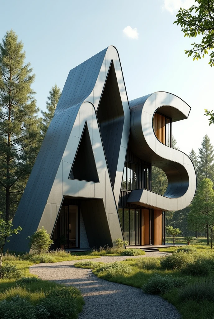 a house formed by the letters WSA