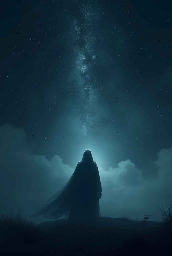 En 2560 x 1140 fais-moi une image pour une bannière qui est sur le test le thème des étoiles mais réaliste avec un sombre un fond un peu noir ; et je souhaite que tu rajoutes Ghost Corps 
