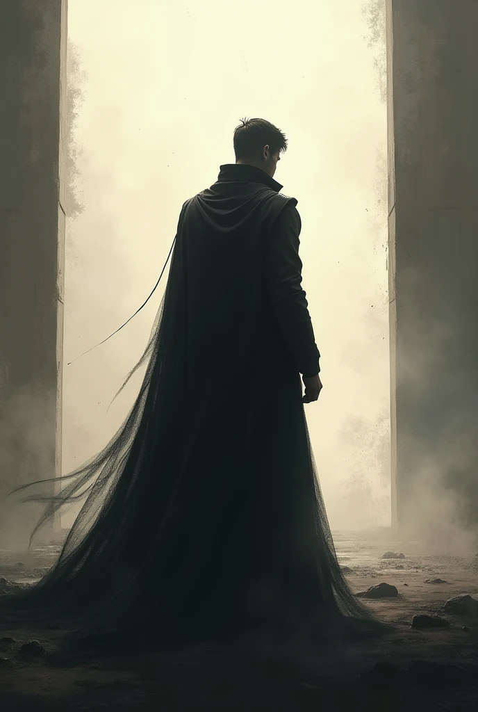 Shadow of a man only the silhouette