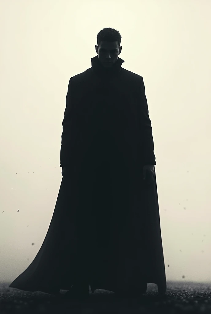 Shadow of a man only the silhouette