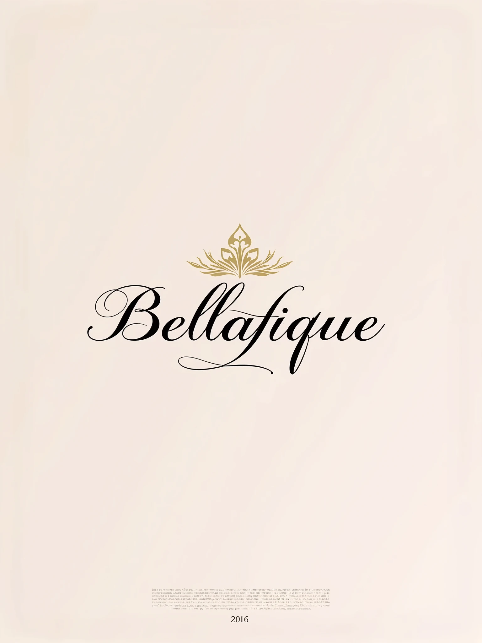 noen logo that reads "bellafique"