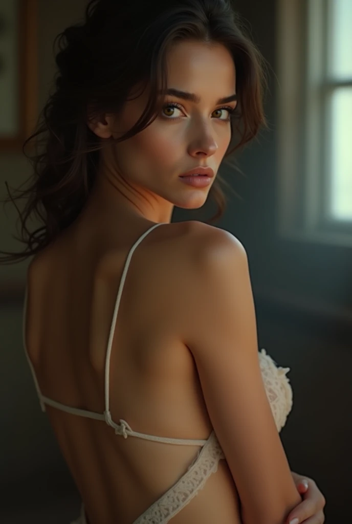 Woman with breast out 
