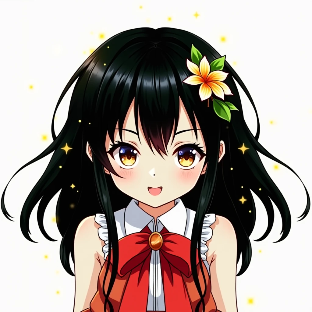 a beautiful anime girl, long flowing blue hair, sparkling blue eyes, delicate facial features, detailed elegant dress, standing in a lush fantasy forest, sunlight filtering through the trees, vibrant colors, highly detailed, masterpiece, 8k, photorealistic