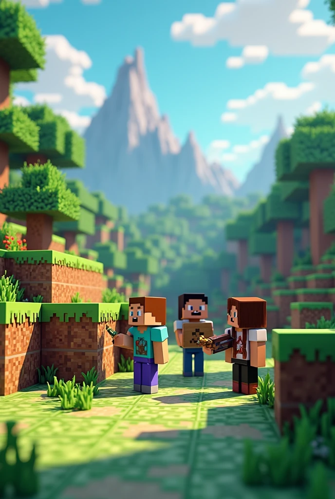 Minecraft players