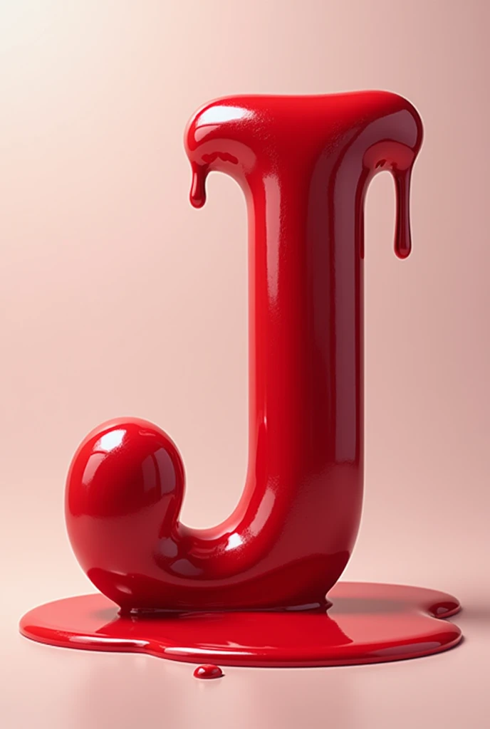 Red letter j melting