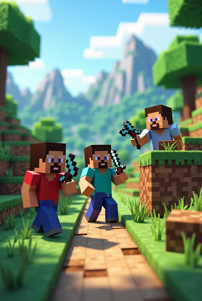 Minecraft players