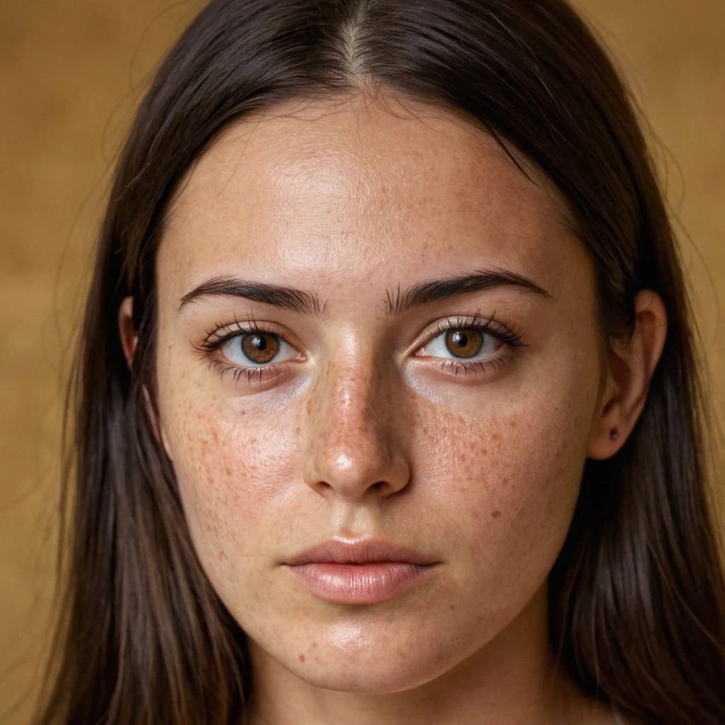 Ultra realistic photo of a Brunette with straight hair, european, no makeup, few freckles, meticulous detailled, hightly detailed, 4k, high resolution, award winning photography, NSFW, nu, nu, Femme fatale, sourire, profiter,, nu, nu, Pose des jambes ouvertes, , détails élevés, profondeur de champ, bokeh, ressortir, gros seins,, abdos, nu pussy, Pose des jambes ouvertes, nu, NSFW, nu,