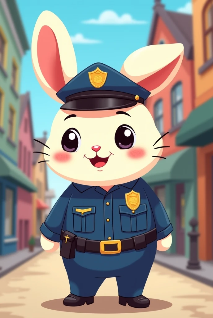 bunny cartoon cute police