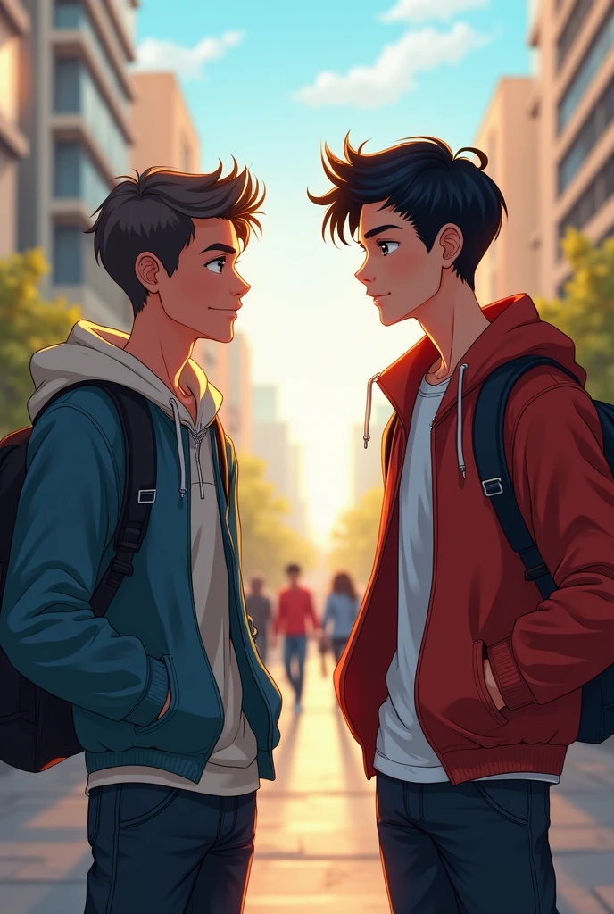 Two young males