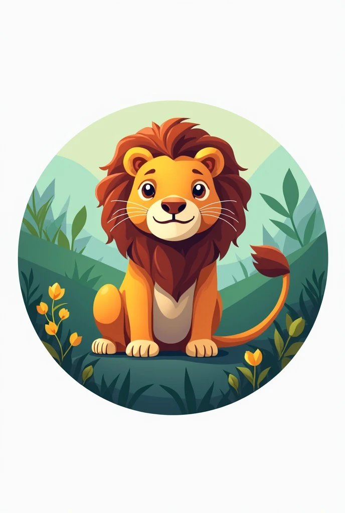 A logo for a round YouTube channel, where the content is biology that has animals