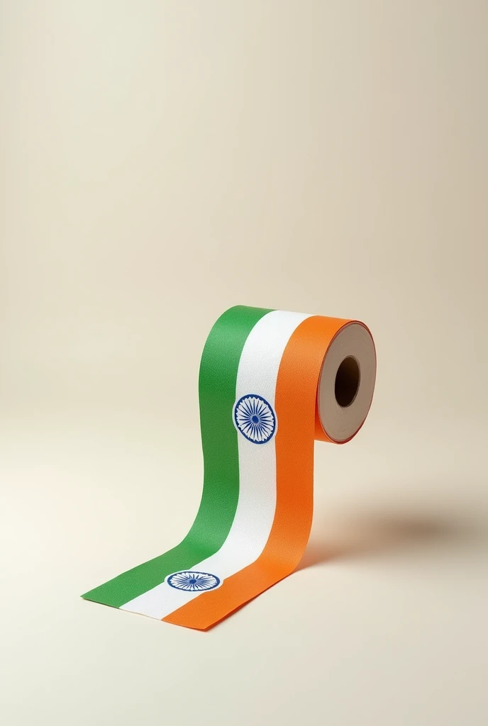 A toylet tishu print india flag 