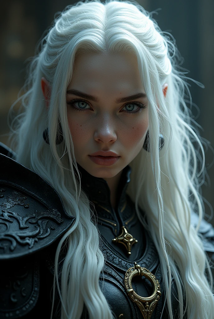 ((perfect anatomy:1.2,realistic:1.3,RAW Photography:1.3,masterpiece、highest quality、Ultra - High resolution、High resolution、Highly detailed CG、8K)), image of a female white hair Be'lakor from warhammer fantasy lore,
