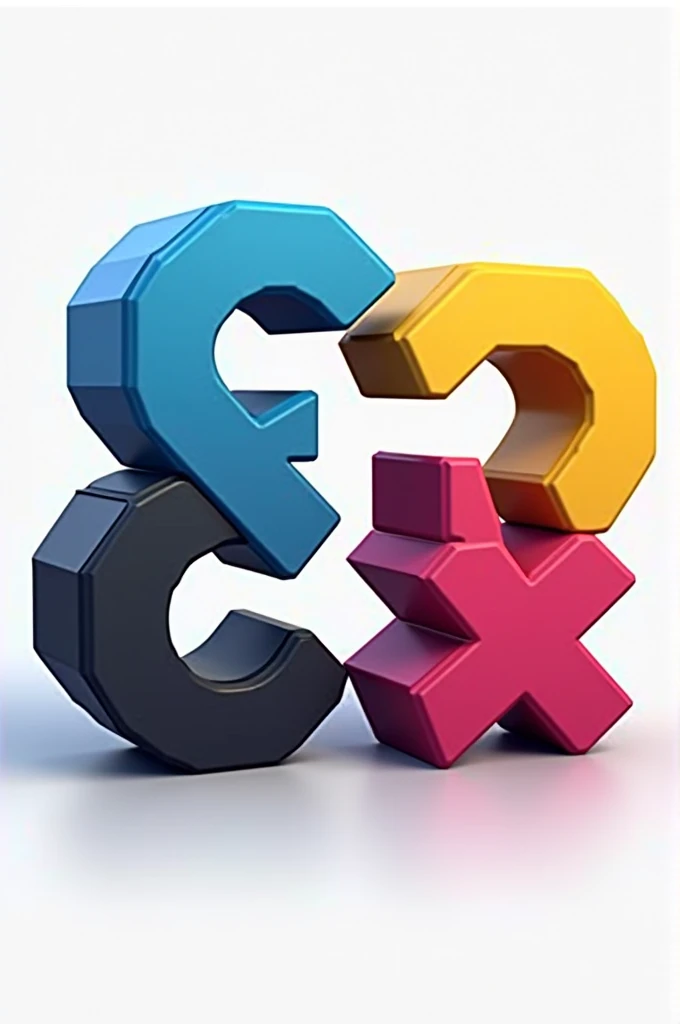 Emblem with letters CMYK creatively enclosed in a box, game logo, cool