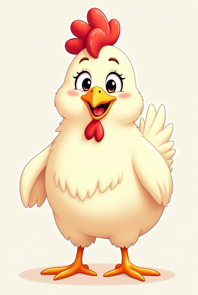 Smiling chicken
