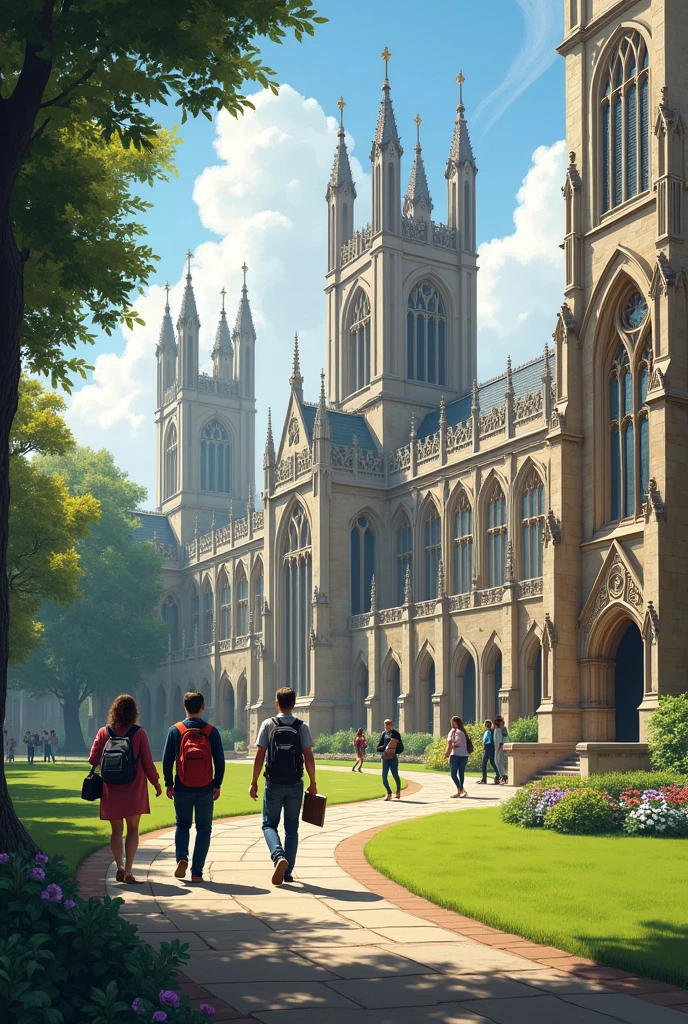 realistic university image
