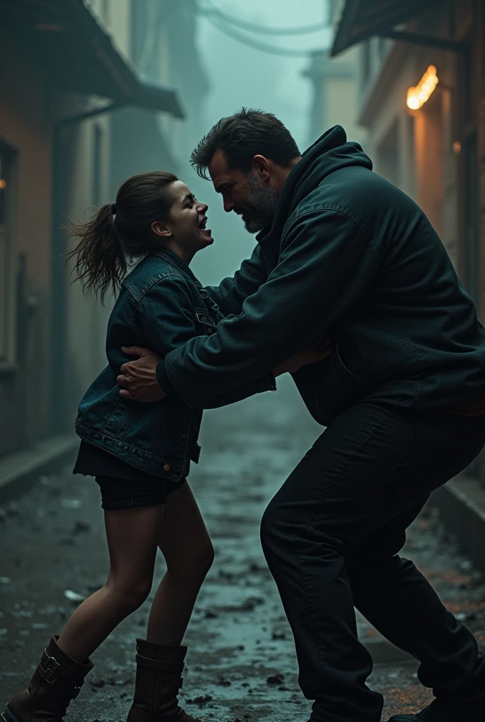 Bully beats up girl and saves him