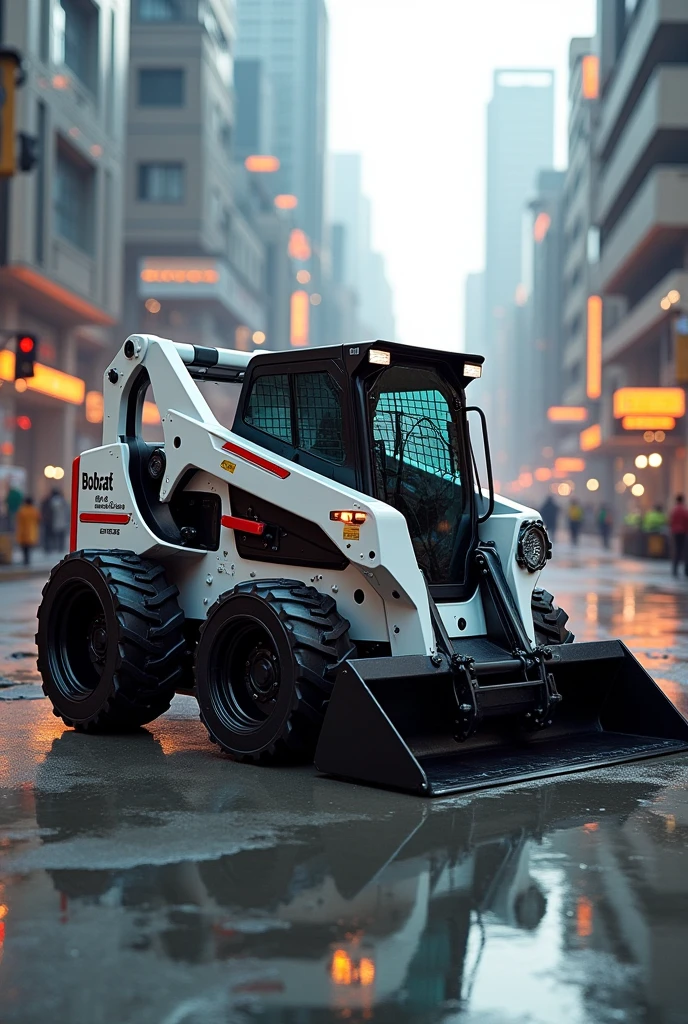Futuristic Bobcat Skid Steer Loader