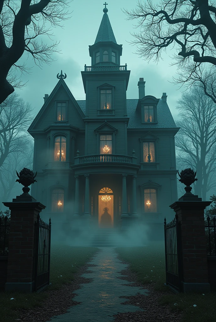 Generate haunted mansion image