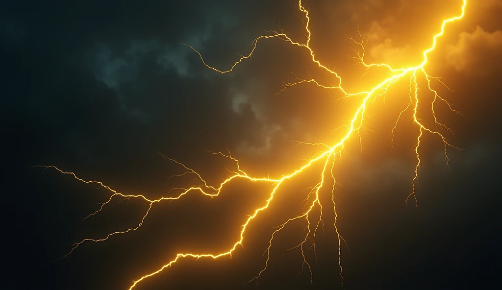 Create Yellow Lightning Background for Toddlers