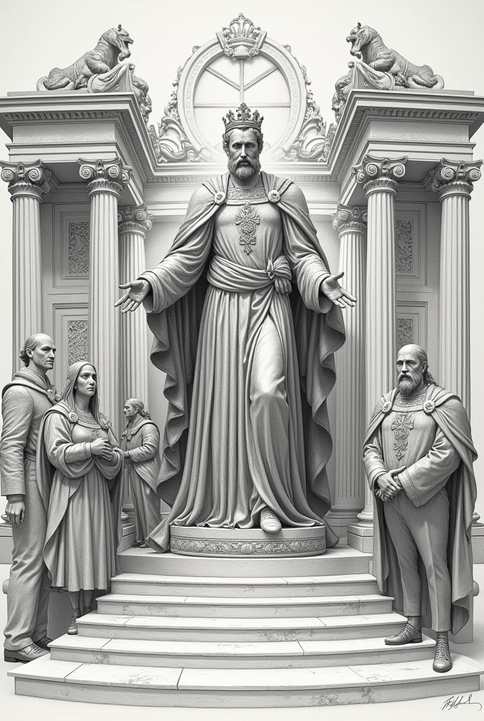 Drawing representing the government
