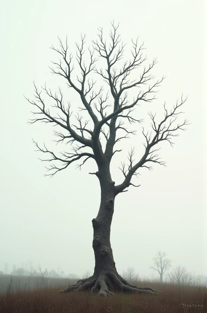 Tree without leaf