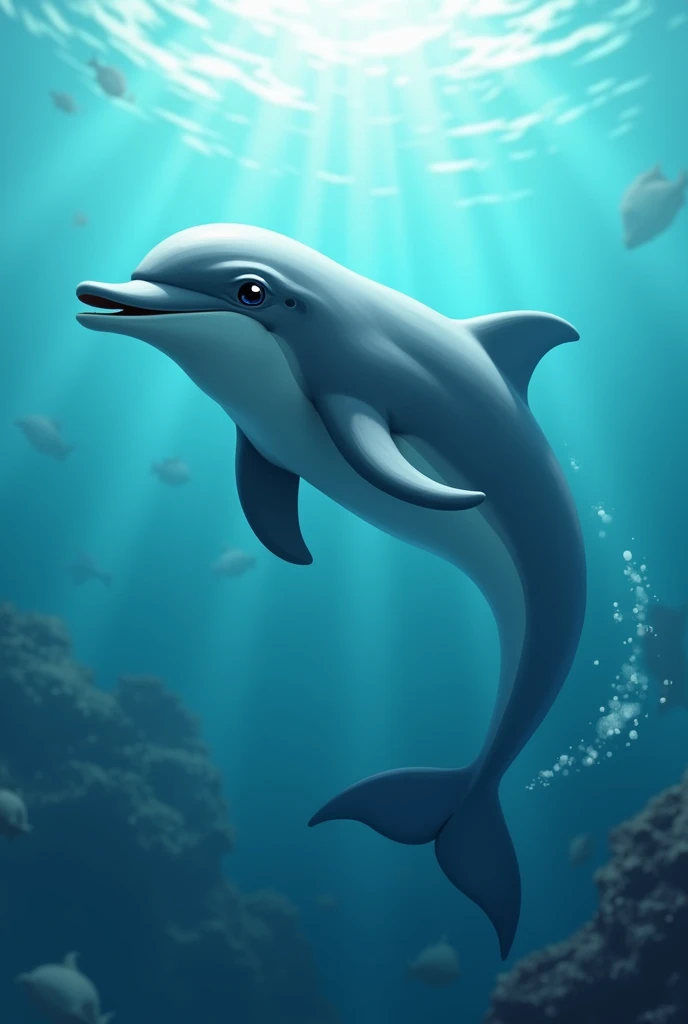 a dolphin as a hero
