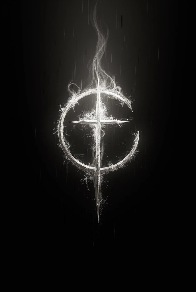 Create photo with name EVANESCENCE mirrored fire symbol 