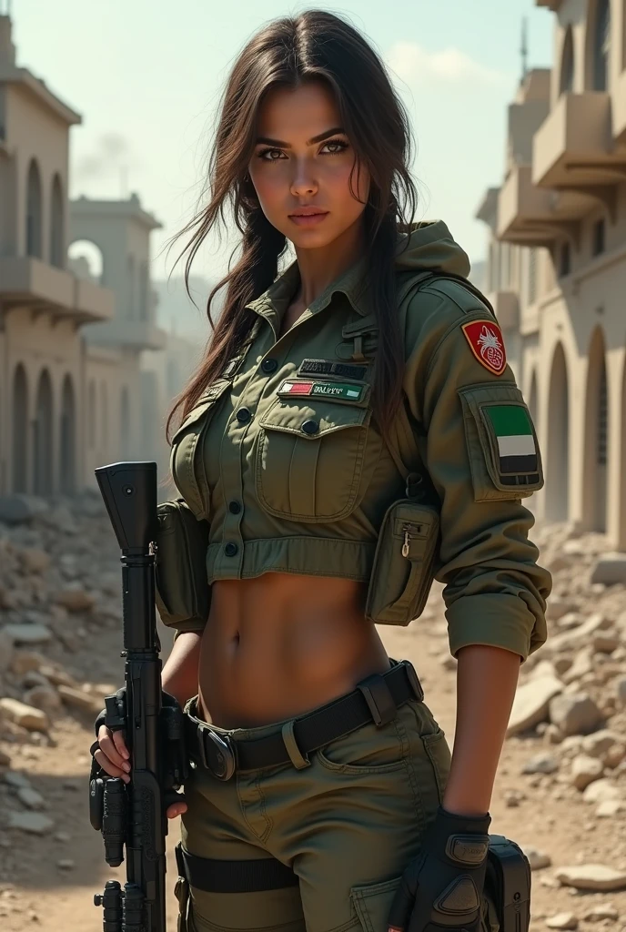 Sexy palestina Military girl