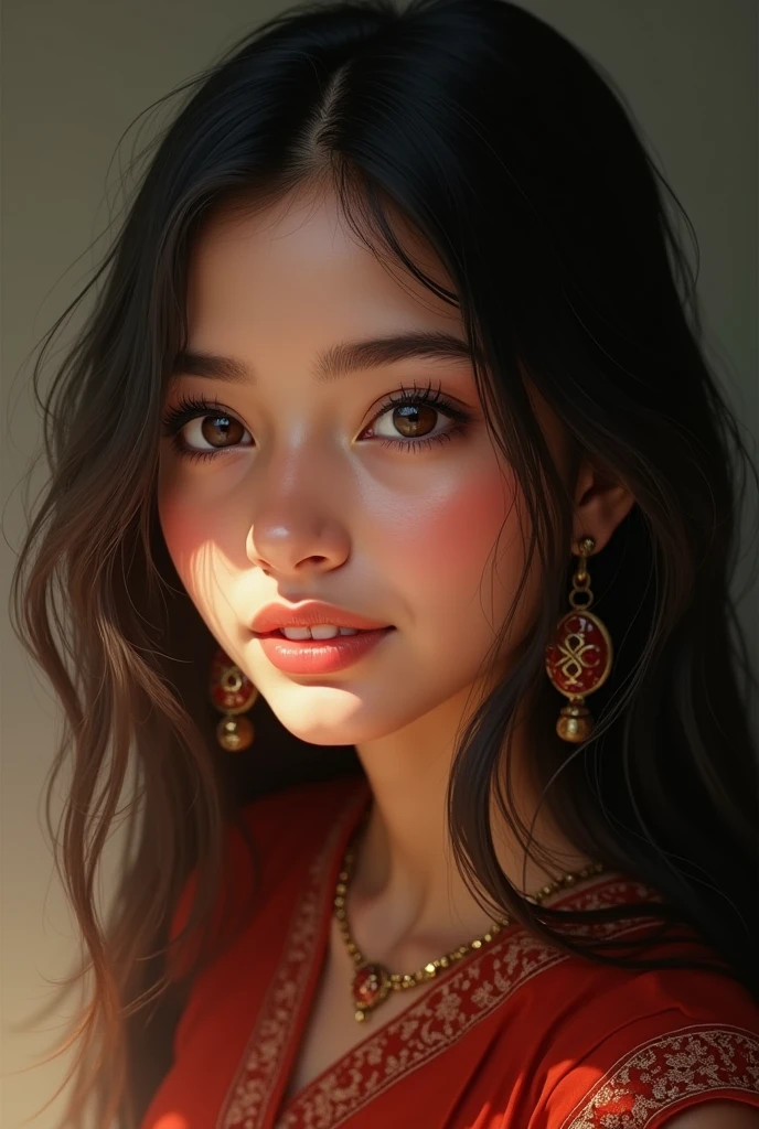 A Bangladeshi beautiful face teen girl