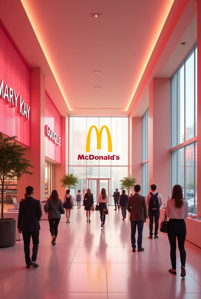 McDonald's, Mary Kay and Google at the same time in the form of physical companies