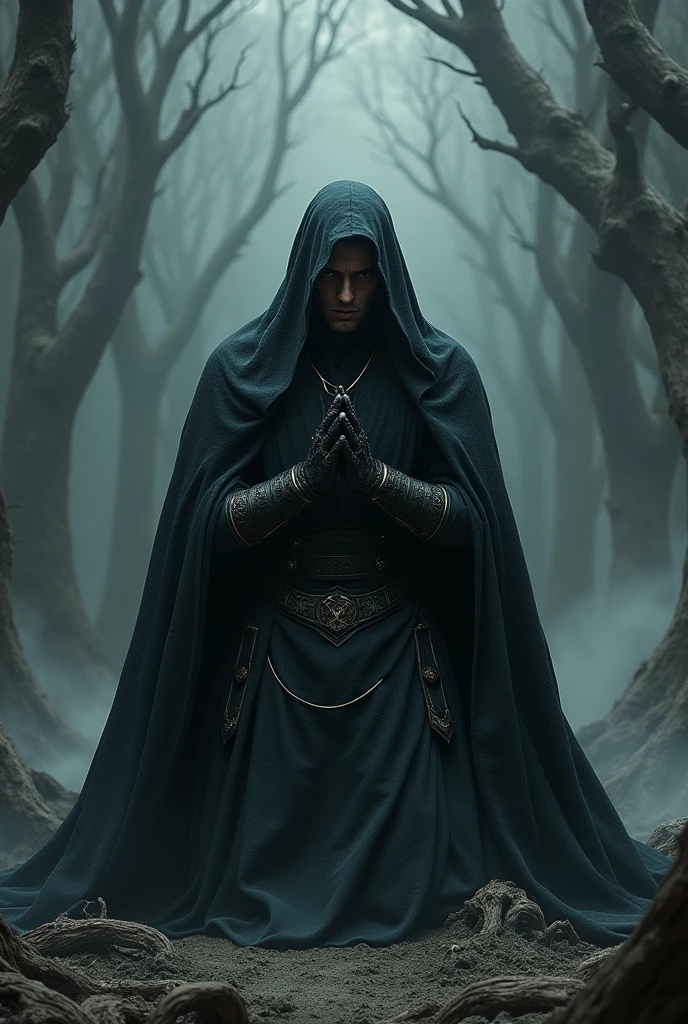 Melkor knelt