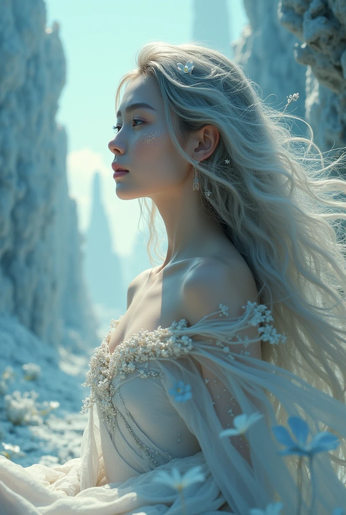Create a female character who lives in Lunaria 