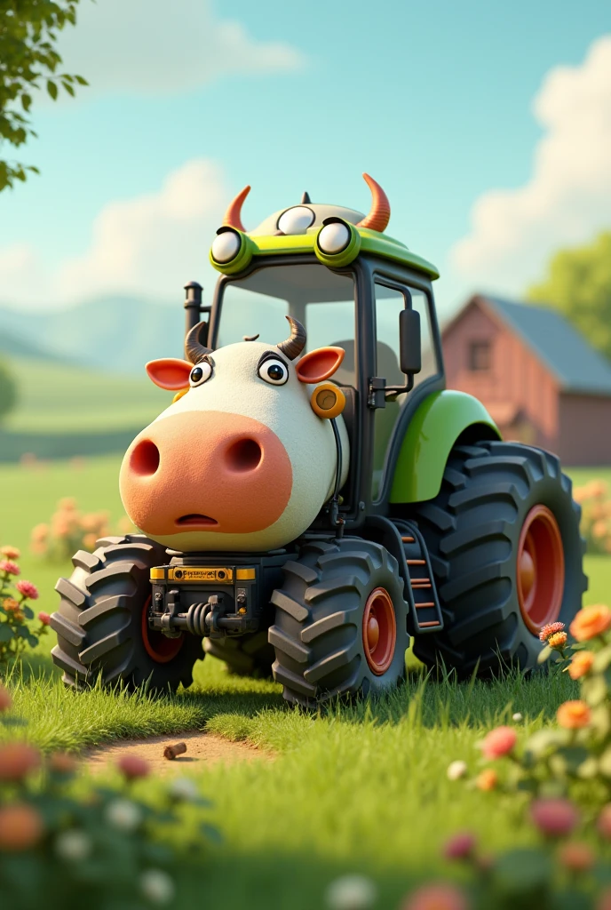 Picture of a cow tractor That&#39;s not a cow tractor I don&#39;t want a steampunk look