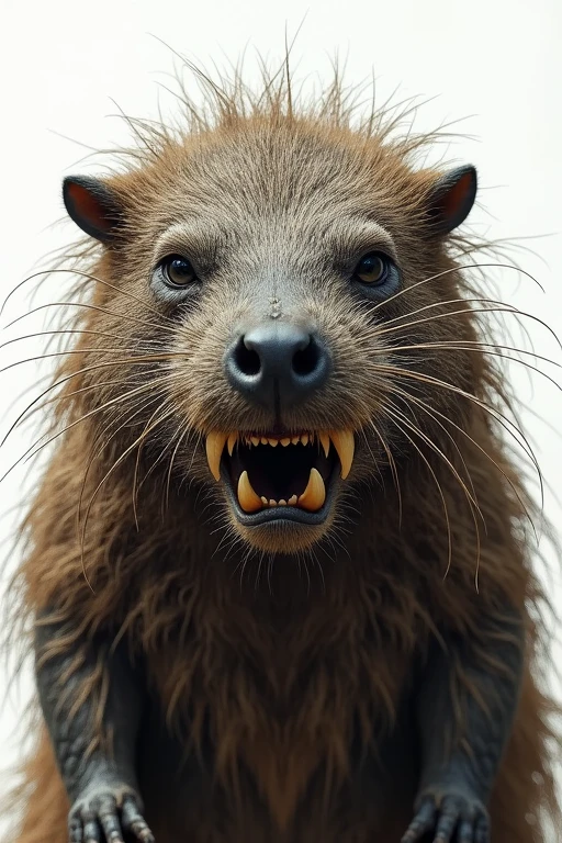 Dirty Nutria、Background is white