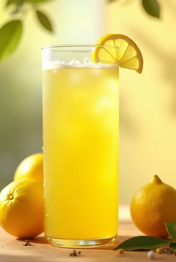 A brand X lemon drink is a refreshing drink