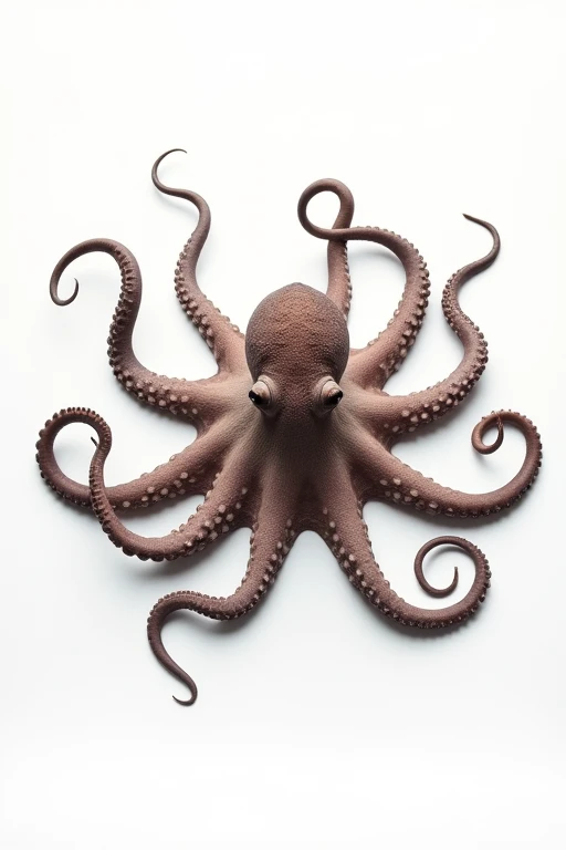 Octopus、Background is white