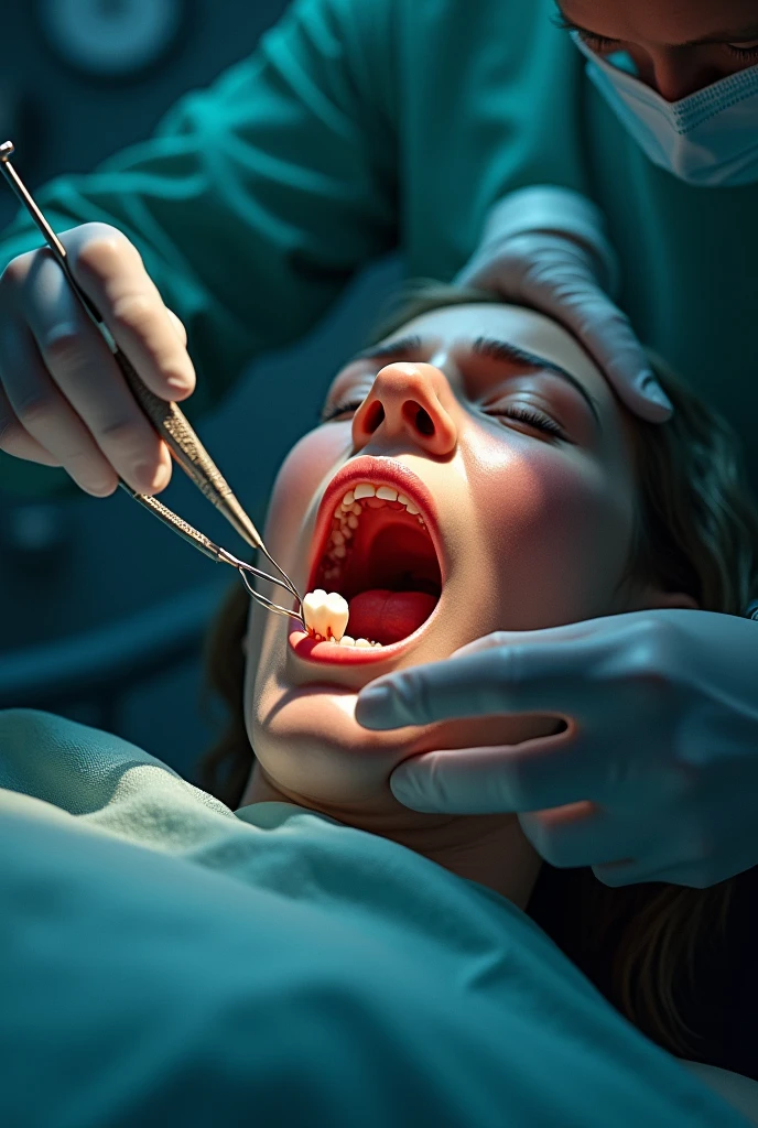 Tooth extraction surgery