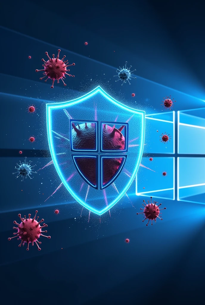 Windows denfender and virus fighting in start menu
