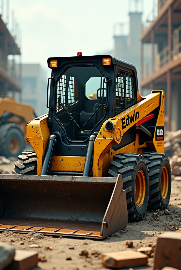 Bobcat skid steer loader named Edwin